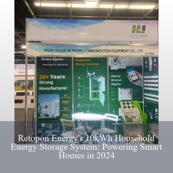 Retopon Energy's 10kWh Household Energy Storage System: Powering Smart Homes in 2024
